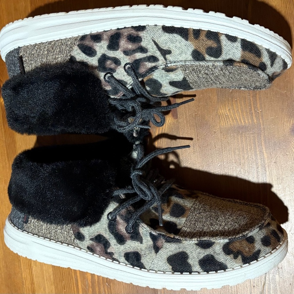 Hey Dude Women's Britt Patchwork Java Leopard Pri… - image 4